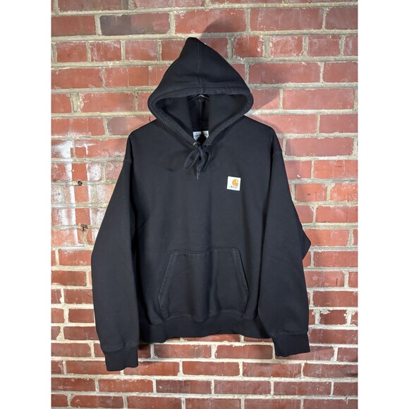 Carhartt WIP x Awake NY Printed Hoodie Hooded Sweatshirt Black Adult Large - Picture 2 of 6